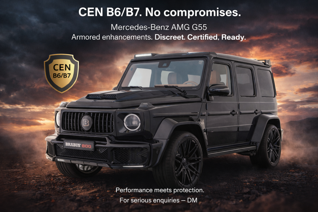 Mercedes-Benz AMG G55 with CEN B6_B7认证